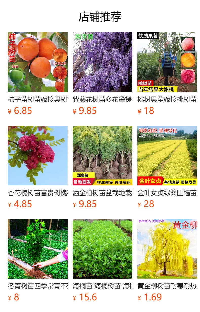 预览状态下无法点击,发布后,可点击跳转到对应的商品页面