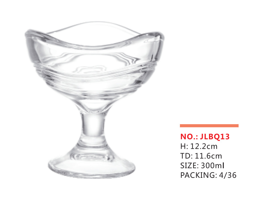 Tazón de yogur de vidrio Taza de postre de frutas Taza de helado Tazón de polvo de hielo Taza de desayuno creativa Taza de batido Taza de helado de bebida fría