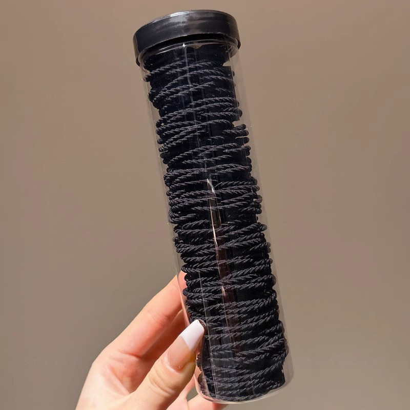 Cauda de caballo alta cuerda de cabello mujer 2025 nuevo cabello anillo de cabello de alta elasticidad elástica duradera no daña cabello cuerda de cabello tocado