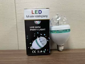 KTV小魔球七彩旋转灯水晶魔球氛围灯舞台灯迪斯科彩灯星空投影灯