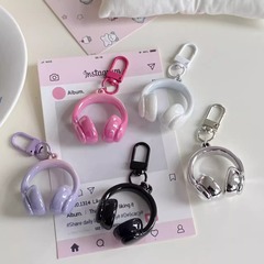 マカロンカラーシミュレーションヘッドフォンペンダントクールな個性コンパクト DIY 携帯電話チェーンネックレスバッグ装飾ペンダント