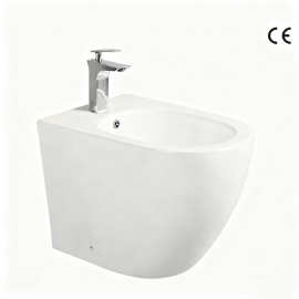 陶瓷落地式现代简约女士妇洗器卫生间洗屁股净身盆冲洗器厂家直销