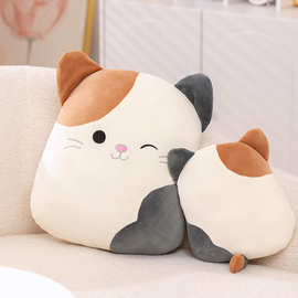 可爱三花猫抱枕沙发客厅靠垫靠枕猫咪枕头玩偶睡觉午休枕趴睡枕