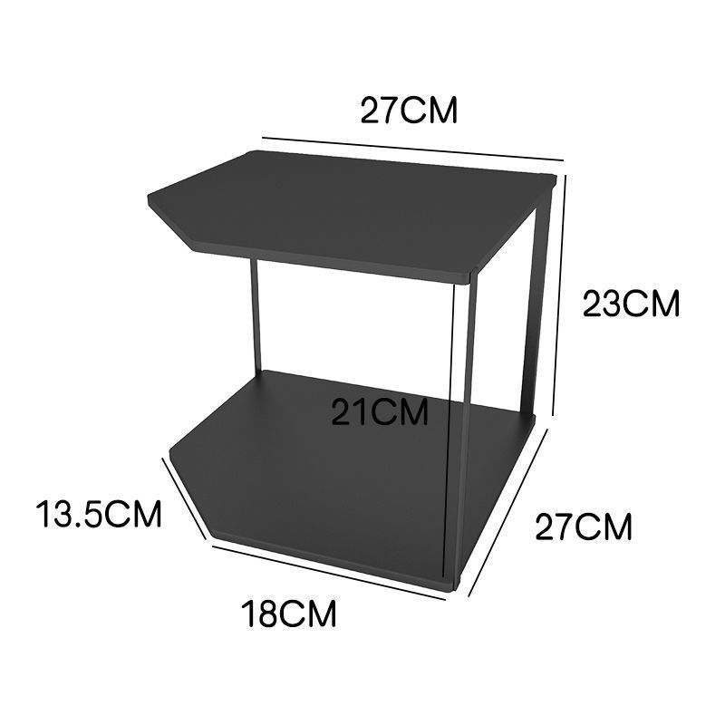 Estante de almacenamiento trípode de esquina para cocina doméstica almacenamiento de paneles estante de esquina de mesa estante de almacenamiento en capas