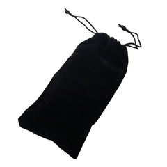 黑色束口絨布袋 可黑色絨布袋子 可束口袋黑色袋子