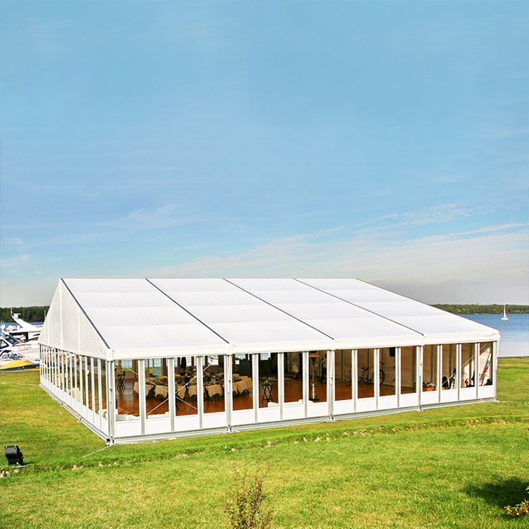 厂家直销婚礼篷房 10-50米跨度欧式铝合金篷房 提供出国指导安装