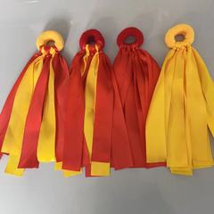 手腕丝带摇铃幼儿园轻器械早操运动会道具高弹力手环六一舞蹈道具