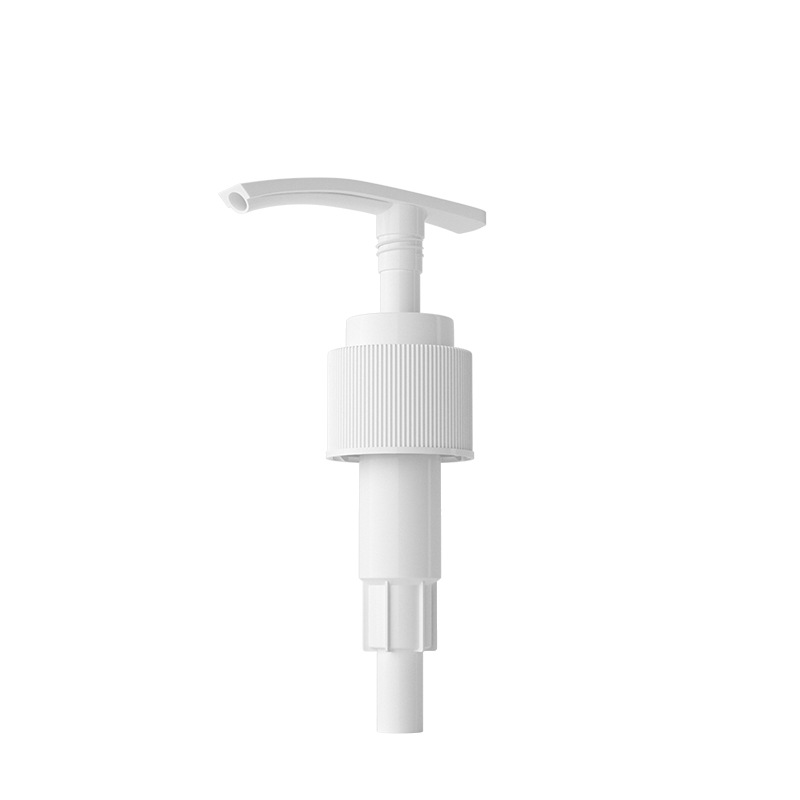 24mm/28mm cabeza de la bomba de loción blanca cabeza de la bomba de prensa personalizada LW0201-F de fábrica al por mayor