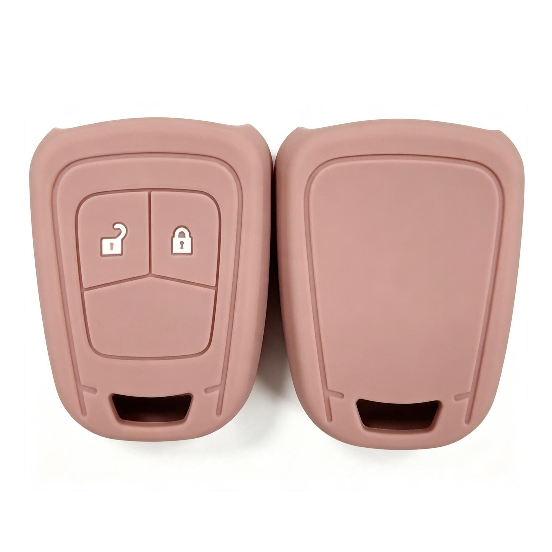 Suitable for Opel Aveo and Chevrolet Cruze, silicone key case for flat-key car remote control, protective cover with buckle