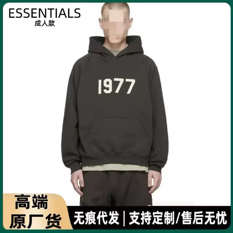 Multi-line ESSENTIALS Season 8 1977 Hoodie Men's Fashion Brand Lazy Style Raglan Sleeve Hoodie Women Multi-line ESSENTIALS Season 8 1977 Hoodie Men's Fashion Brand Lazy Style Raglan Sleeve Hoodie Women