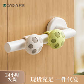 硅胶门碰门把手防撞圈静音墙面防碰撞橡胶免打孔门后小蘑菇防撞