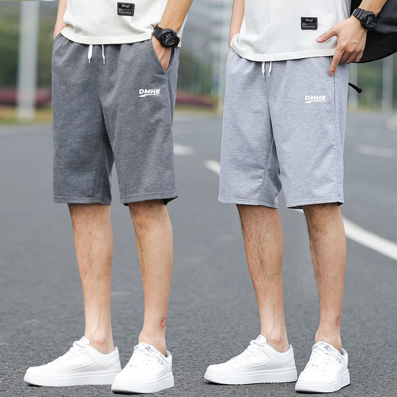Summer Men's Shorts Sports Casual Pants All-match Loose Pants Men's Large Size Medium Pants Cotton Beach Pants Large Pants