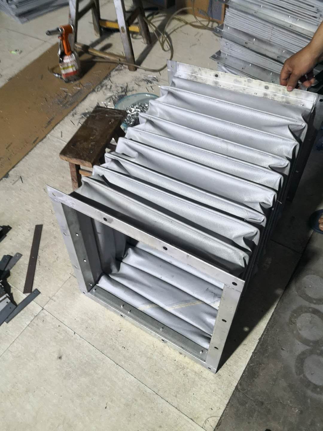 北京散装机伸缩布袋 透气均匀、尺寸稳定、耐 磨、耐 高温软连接