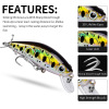 PROBEROS Luya bait slowly sinks Mino 3g/4.5cm bionic fake bait new Luya DW489