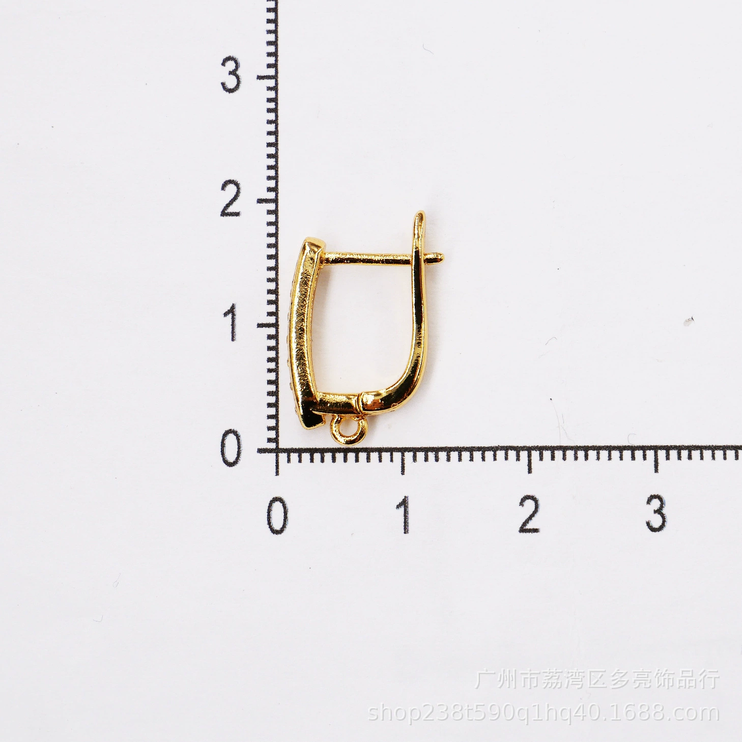 Медные серьги, золотистый цирконий, аксессуары, аксессуар, 18 карат белого золота, оптом