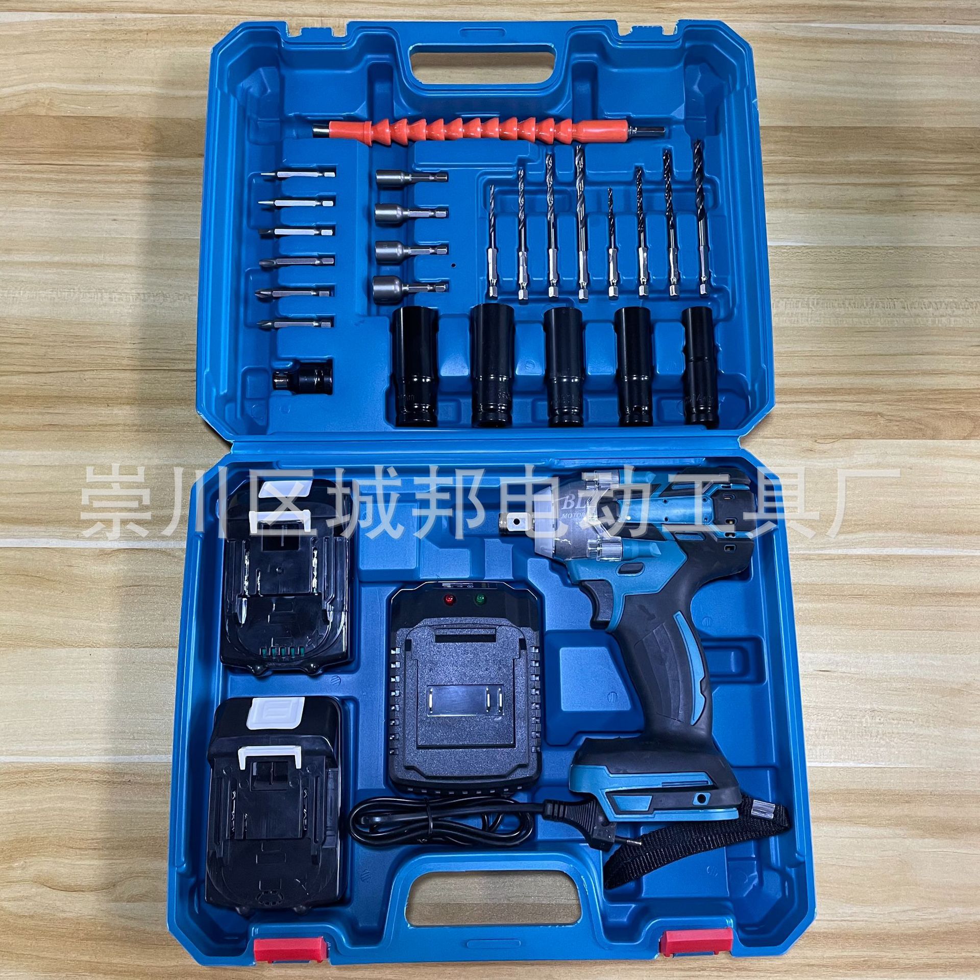 放量03 外贸无刷锂电扳手套装 MT插口