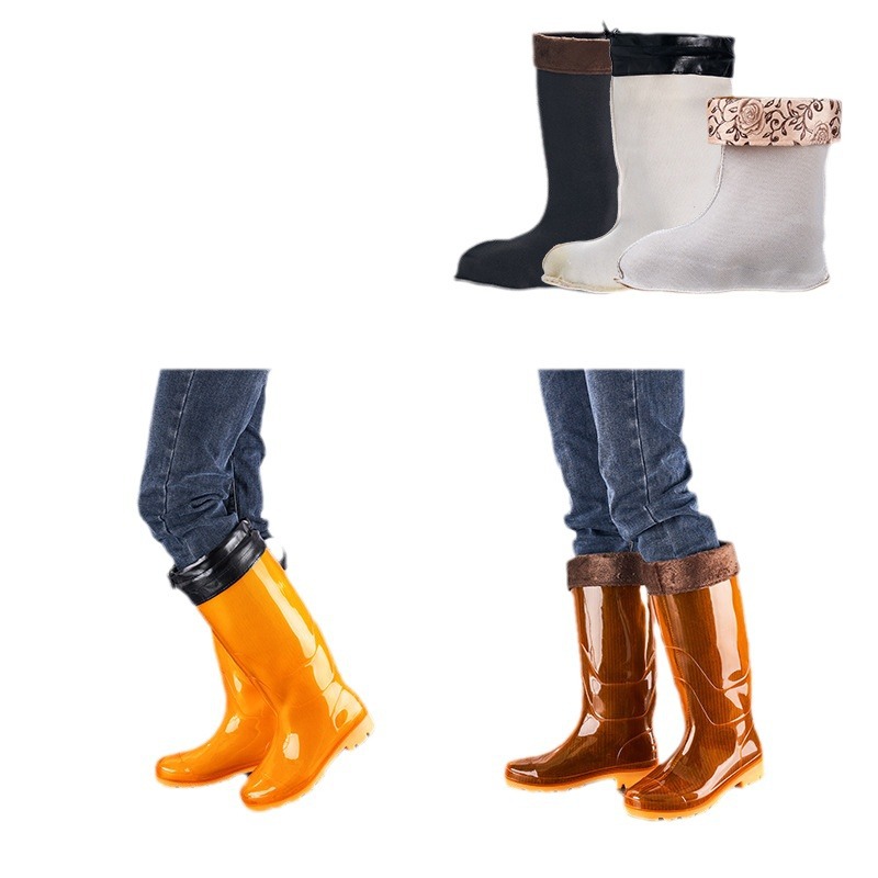 Without Lining Fisherman Quick-Dry Kitchen Rain Boots Men High Tube Labor Protection Rubber Odor-Resistant Non-Slip_voghion.com