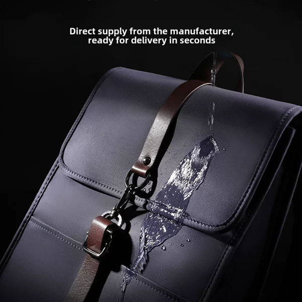 14inch Computer Backpack Business Manufacturer Direct Supply Simple Men's Korean Fashion Commuting Waterproof Oxford Women's Backpack