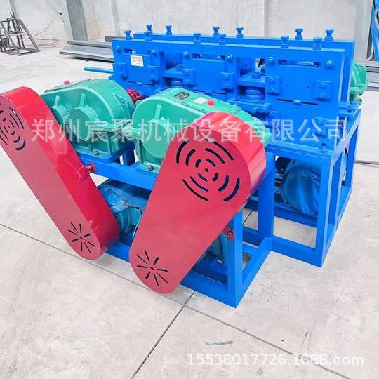 钢筋螺纹钢平纹机钢筋压圆机8-12多功能型平纹调直一体机