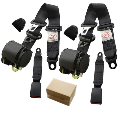 X full-automatic three-point seat, Car seat belt - k3-galvanized-30cm-fully-covered-webbing-base-two-sets-in-one-box