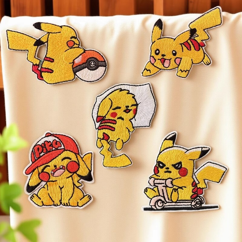 Self-Adhesive Cartoon Embroider Animal Cloth Patch for Clothes, Jeans, down Jacket, Cloth Patch Patch to Repair Holes DIY