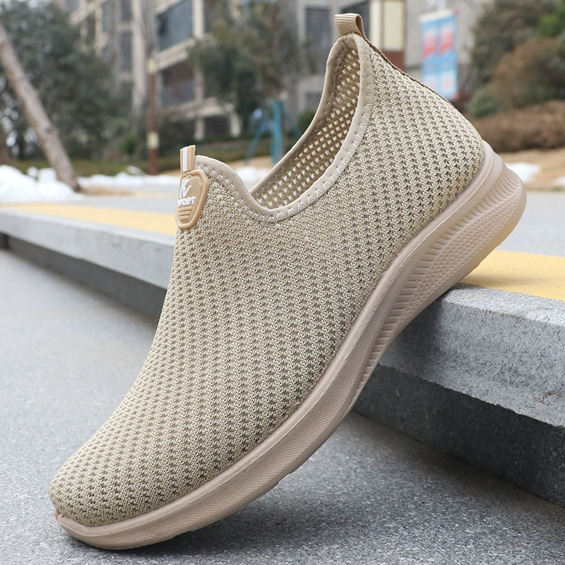 Summer breathable sports shoes for leisure, footwear, for middle age