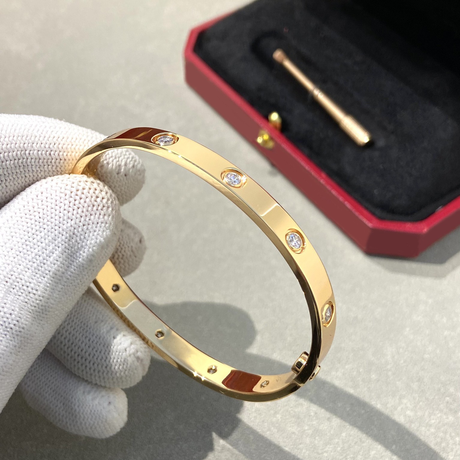 (Cross-border trading), (Wholesale), golden bracelet stainless steel for men and women, 18 carat, pink gold, does not fade