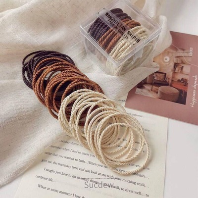 Hair rope tea with milk Color box-packed High elasticity colour Elastic durable Tousheng