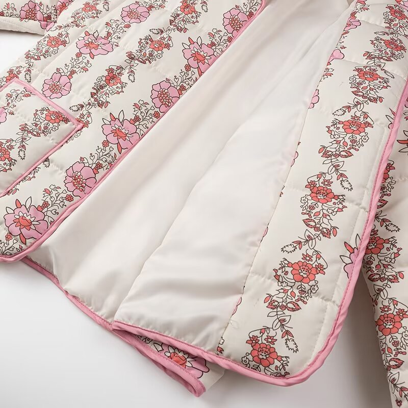 Damen 2024 Herbst und Winter neuer Stil bedruckte lockere Baumwollkleidung für Damen_voghion.com