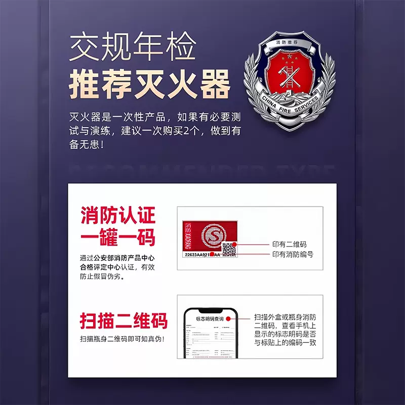 便携式车载水基灭火器新型车用家用私家车耐高温防爆灭火器材