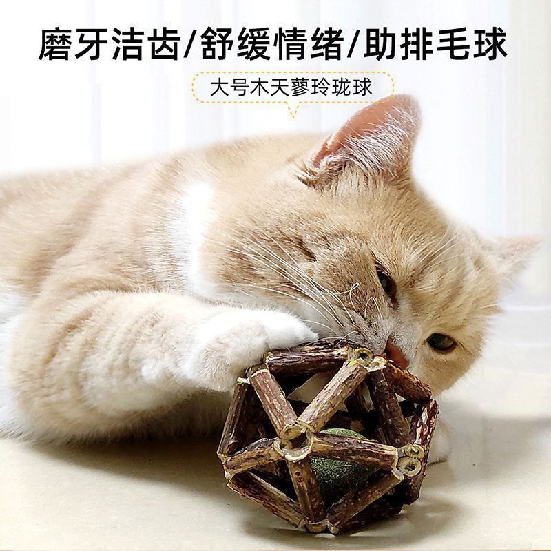 猫玩具磨牙棒猫薄荷逗猫棒剑麻球耐咬发声小猫咪逗猫玩具组合套装|undefined
