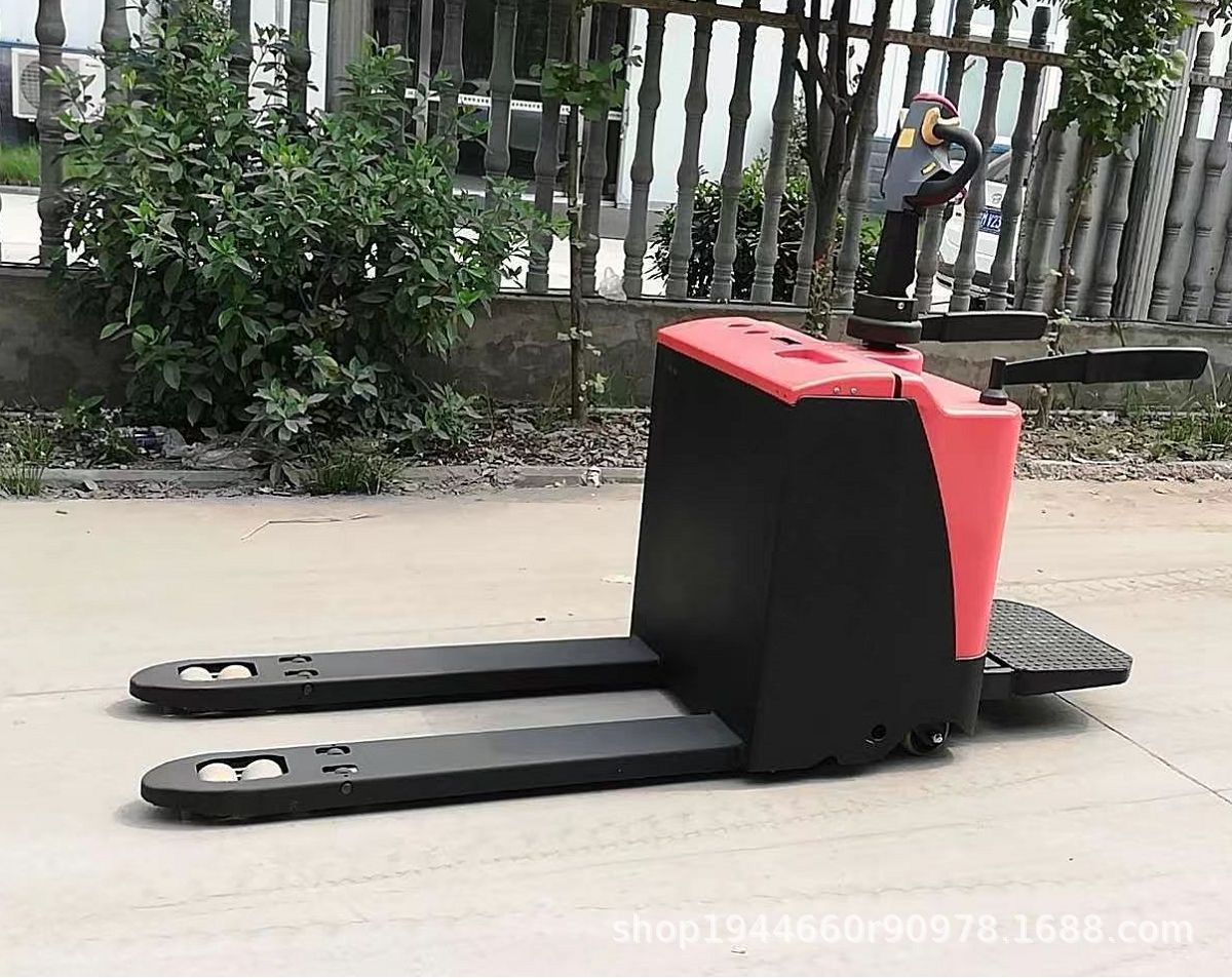 全电动托盘车站立式电动行走叉车载重2-3吨材料厚实载货轻便