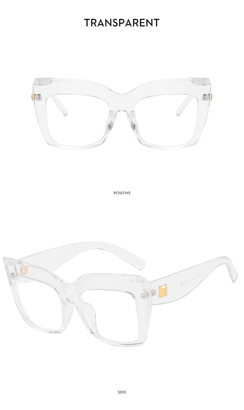 50g Weight Full Frame Glasses Structure Glasses Classification Ac, UV400 Protection Lens Material Square Glasses Style Street Occasion Solid Color Pattern Women'S Gender Exaggerated Style Exaggerated Solid Color Ac UV400 Protection Square Full Frame Women's Sunglasses 14