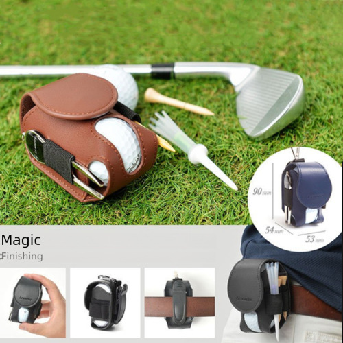 Golf bag, outdoor portable golf ball bag, waist-mounted GOLF ball pin set bag