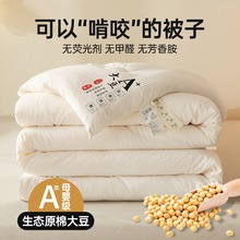 A类原棉大豆纤维被子加厚被芯春秋夏季棉被学生宿舍冬被礼品批发a