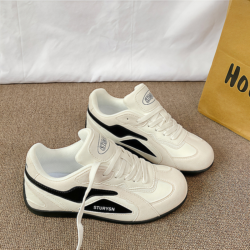 La versión coreana de los estudiantes Xia Meimei, tendencia transpirable, cómodos zapatos casuales de entrenamiento alemán, zapatos de deporte de pareja americana para hombres y mujeres en la calle image 7