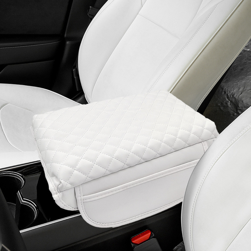 Suitable for Tesla Model 3/Y Armrest Box Mat, Car Interior Storage, Wear-Resistant and Dirt-Resistant Car Armrest Box Mat