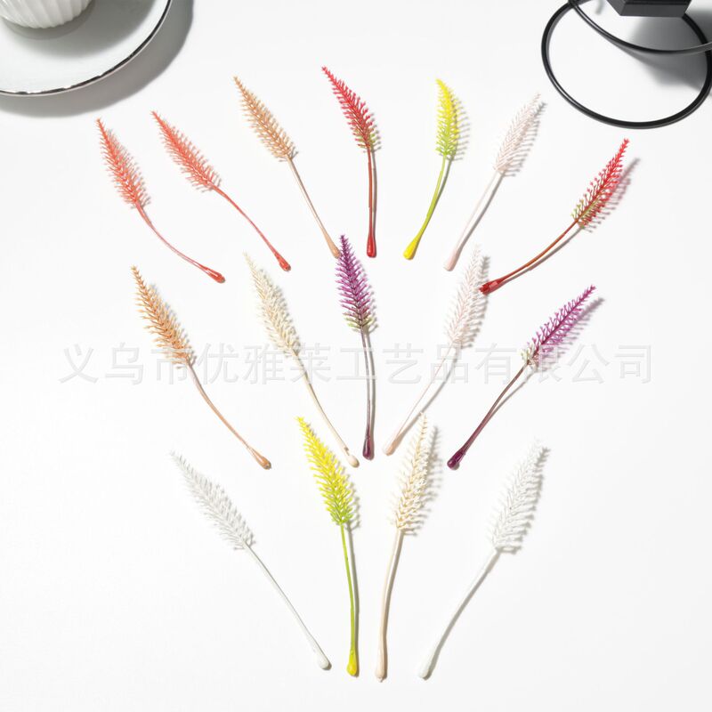 Simulated Feather Tassels, Tea Table Micro-Scene Decoration, Handmade DIY Accessories, Hotel Light Forest Floral Accessories