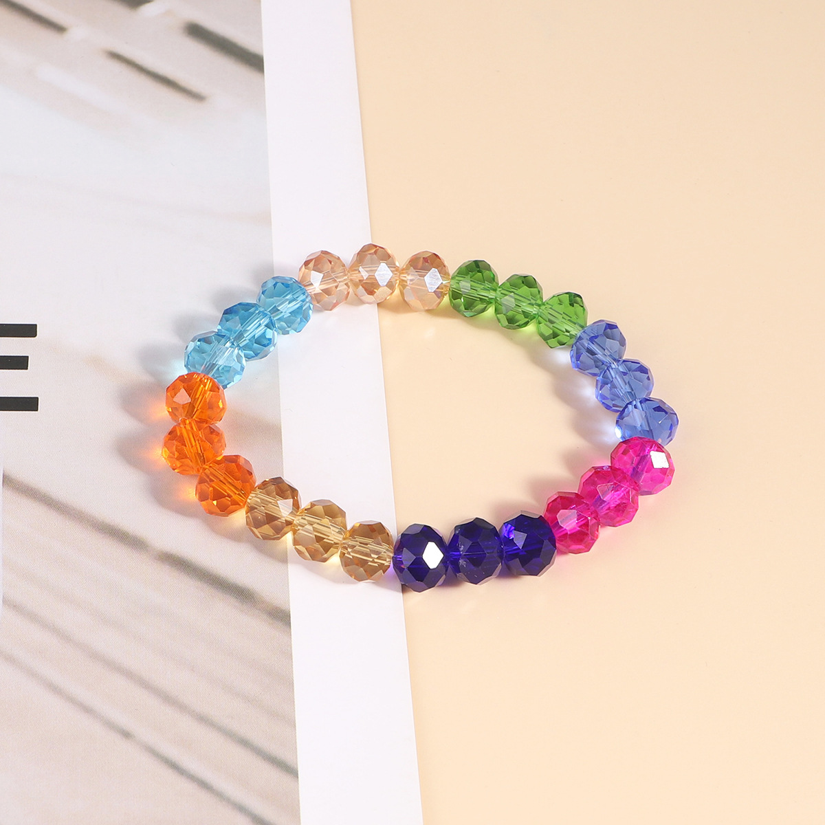 Retro Round Glass Beaded Bracelets