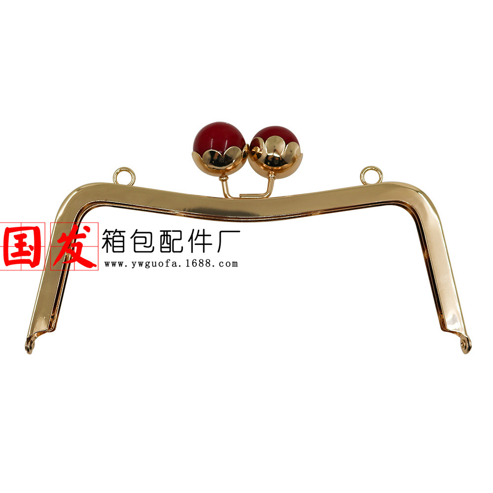 [agujero de tornillo] 20cm cintura cóncava perlas de loto brillante oro oro oro 25MM perlas al por mayor