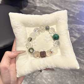五行手串 天然补缺喜用水晶金水男女平衡手链金木水火土 水晶手串