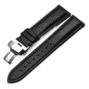 Leather Strap Men's Automatic Switch Raw Ear Watch Strap Spot Leather Strap Watch Chain Watch Accessories