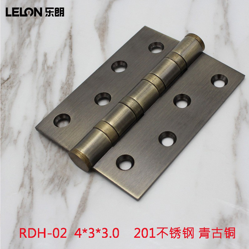bisagra de acero inoxidable personalizada bisagra de puerta de madera dormitorio doméstico bisagra de cojinete silenciosa bisagra silenciosa 4 pulgadas image 10