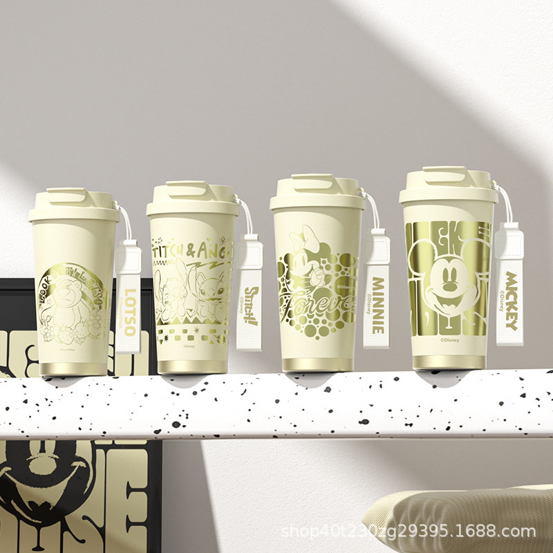加黎双飲コーヒーカップ高品質316ステンレス保温カップ新カップ男性女性ストローカップ|undefined