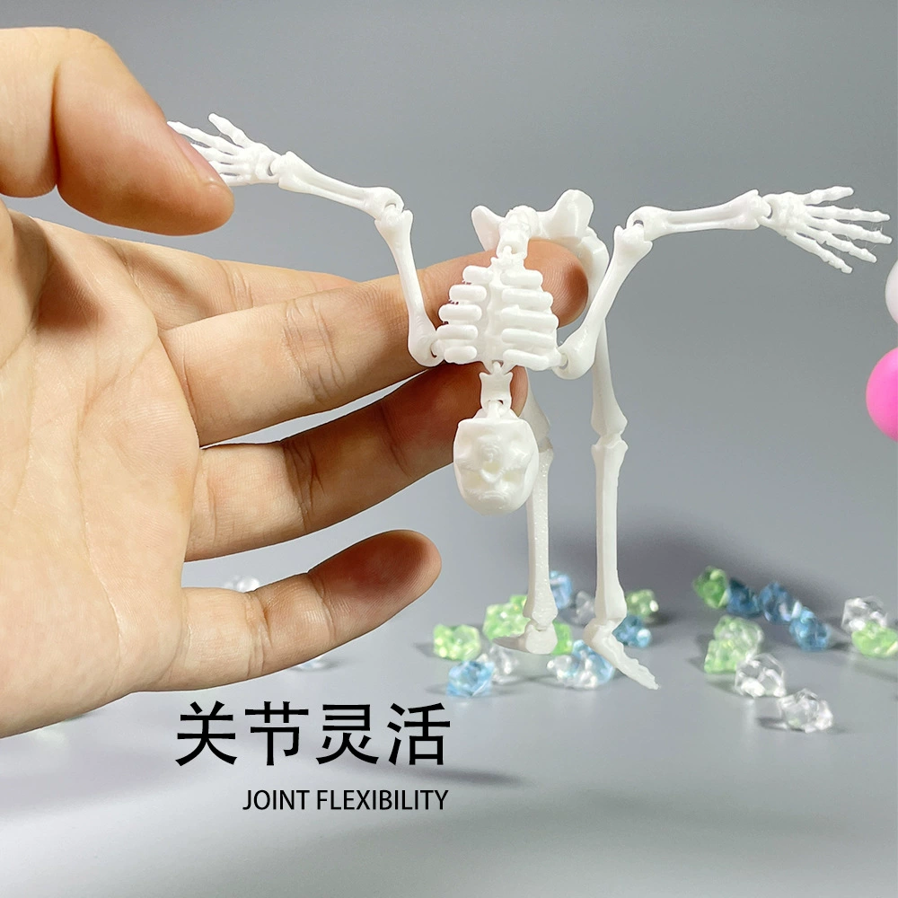 Пластиковый скелет, реалистичный физиологический реквизит, 3D, Хэллоуин