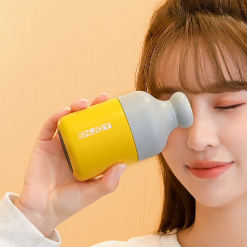 Linda mini taza aislada de colores contrastantes, taza de acero inoxidable que mantiene el frío para oficina, taza de trabajo para profesionales de la oficina, práctica taza de agua para regalo