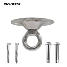 不锈钢360度旋转秋千固定盘 空中瑜伽吊床沙袋吊扣吊椅固定挂钩