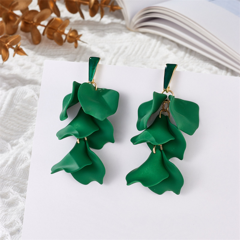 14g Weight 304 Stainless Steel Ear Needle Material Drop Earrings Classification 1 Pair Quantity Casual Occasion Acrylic Material Geometric Pattern Women's Gender Stoving Varnish Design Lady Style 1 Pair Lady Geometric Stoving Varnish Arylic Drop Earrings 7