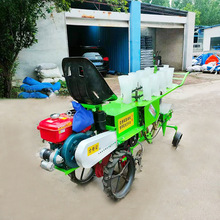 河南信陽農用移栽機 蔬菜苗定植機7.5馬力汽油機栽苗機自走式