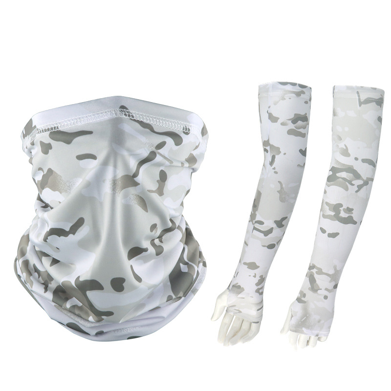 Nieve (babero de seda de hielo con dedos y mangas de hielo)